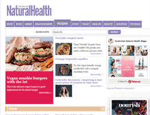 Tablet Screenshot of naturalhealthmag.com.au